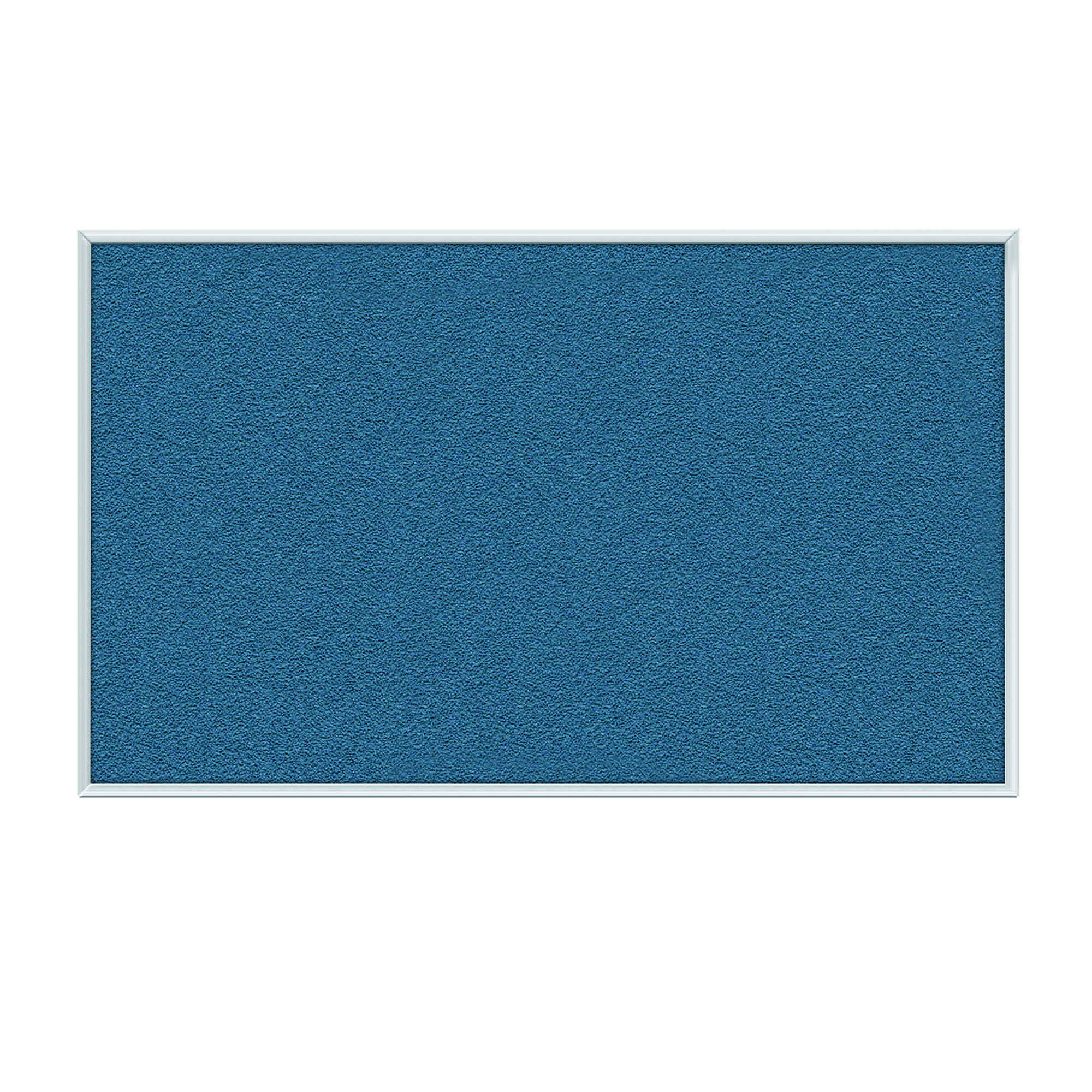Ghent, Vinyl Bulletin Board w/Alum, 3ft.x4W, Ocean, Color Finish Blue, Model# 1634-191